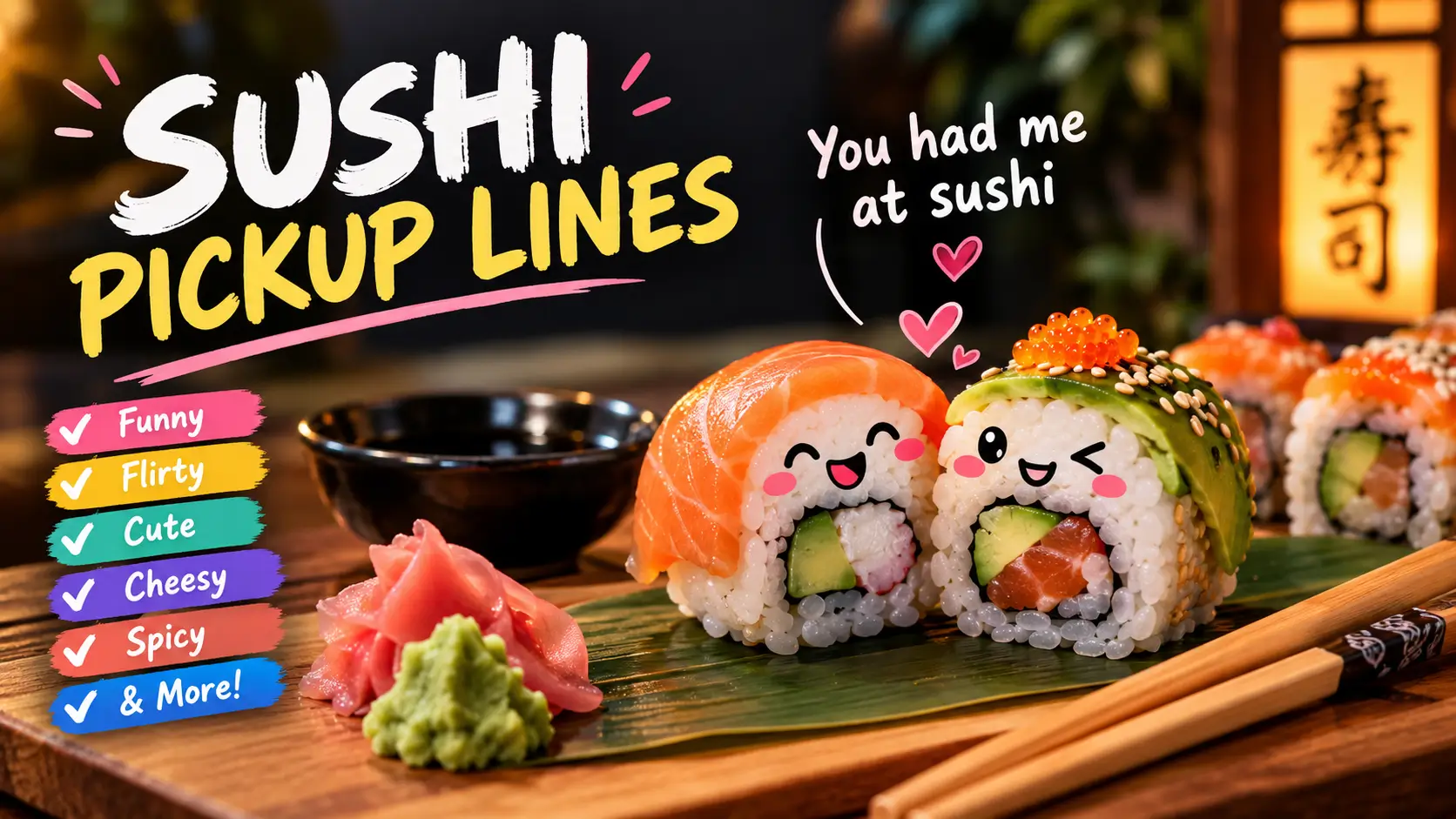 sushi-pickup-lines